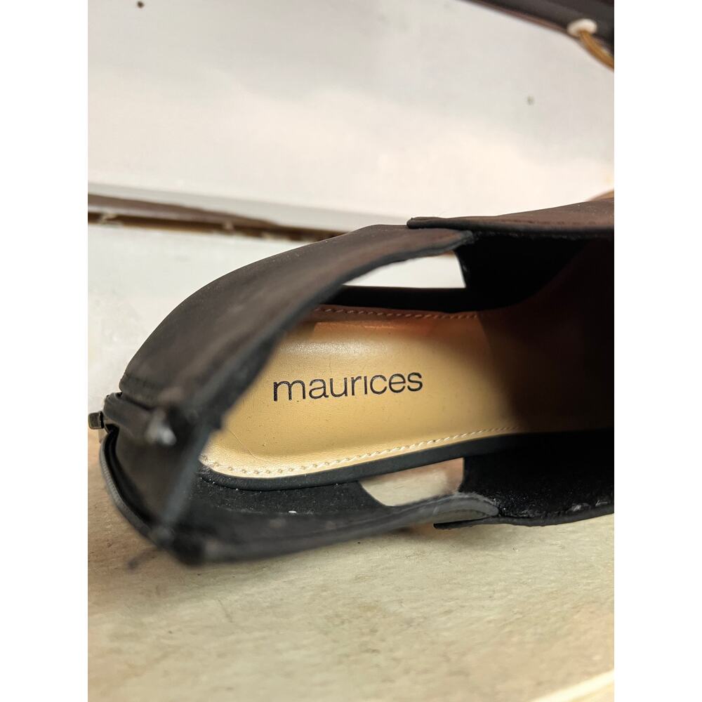 Ladies Maurice's SuperCush Studded Block Heel Bootie w/ Open Toes, Size 9M - Picture 8 of 8